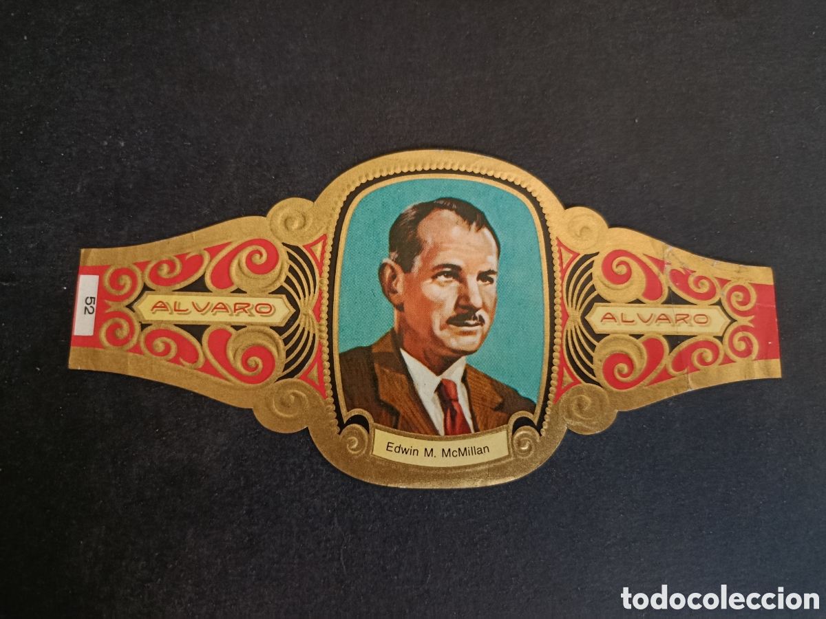 Coleccionismo Cromos troquelados antiguos: VITOLA GRANDE SERIE PREMIOS NOBEL. &Aacute;LVARO.