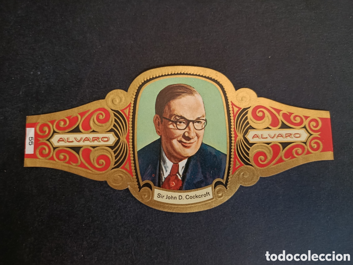 Coleccionismo Cromos troquelados antiguos: VITOLA GRANDE SERIE PREMIOS NOBEL. &Aacute;LVARO.