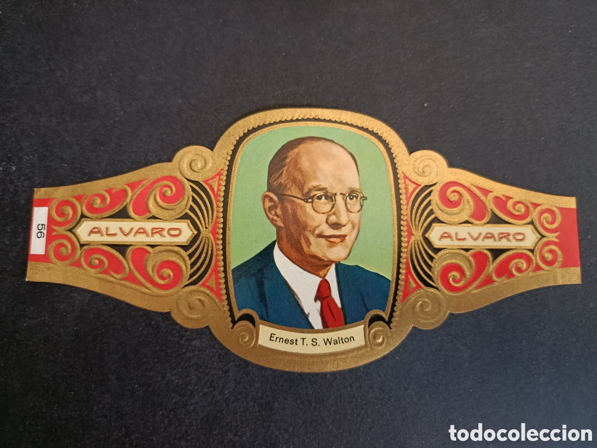 Colecionismo Cromos recortados antigos: VITOLA GRANDE SERIE PREMIOS NOBEL. &Aacute;LVARO.