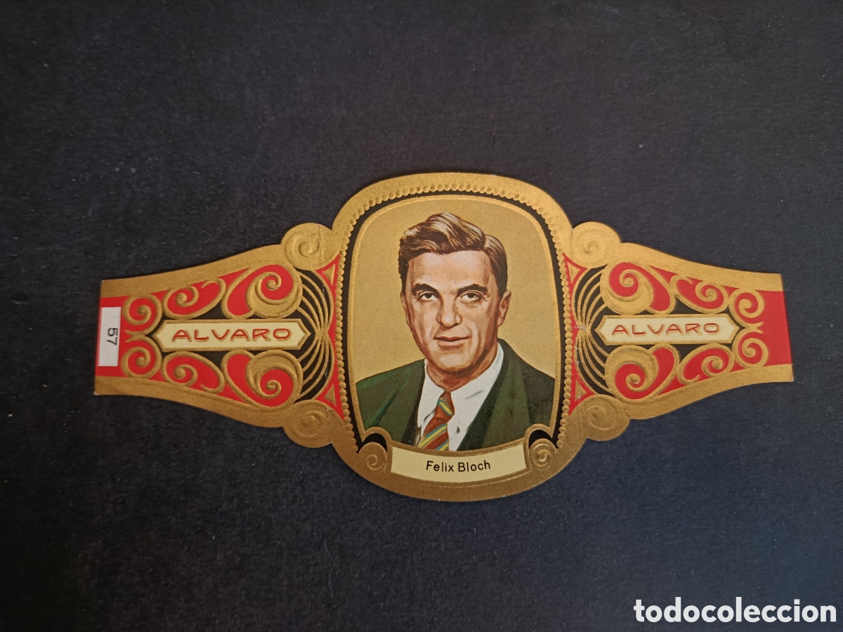 Colecionismo Cromos recortados antigos: VITOLA GRANDE SERIE PREMIOS NOBEL. &Aacute;LVARO.