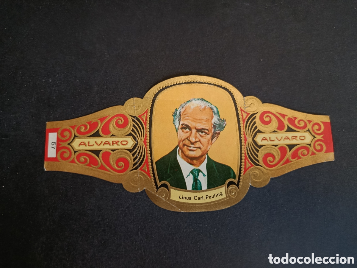 Colecionismo Cromos recortados antigos: VITOLA GRANDE SERIE PREMIOS NOBEL. &Aacute;LVARO.