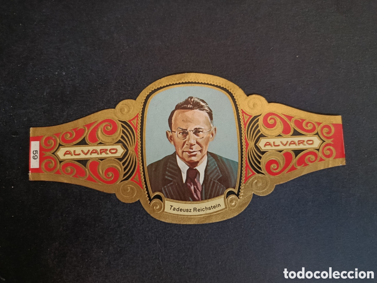 Colecionismo Cromos recortados antigos: VITOLA GRANDE SERIE PREMIOS NOBEL. &Aacute;LVARO.