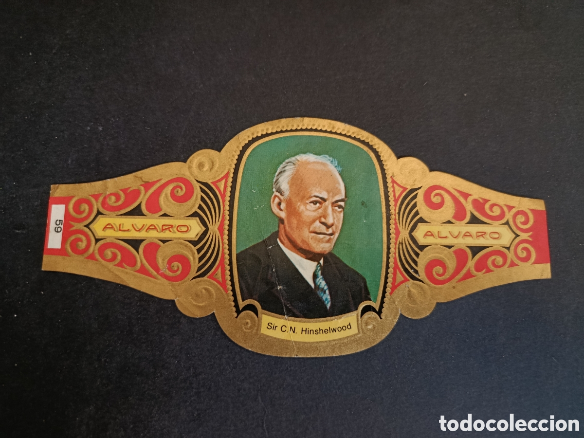 Colecionismo Cromos recortados antigos: VITOLA GRANDE SERIE PREMIOS NOBEL. &Aacute;LVARO.