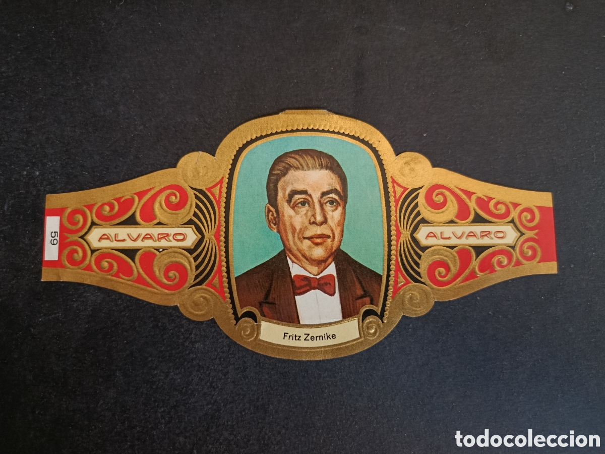 Colecionismo Cromos recortados antigos: VITOLA GRANDE SERIE PREMIOS NOBEL. &Aacute;LVARO.