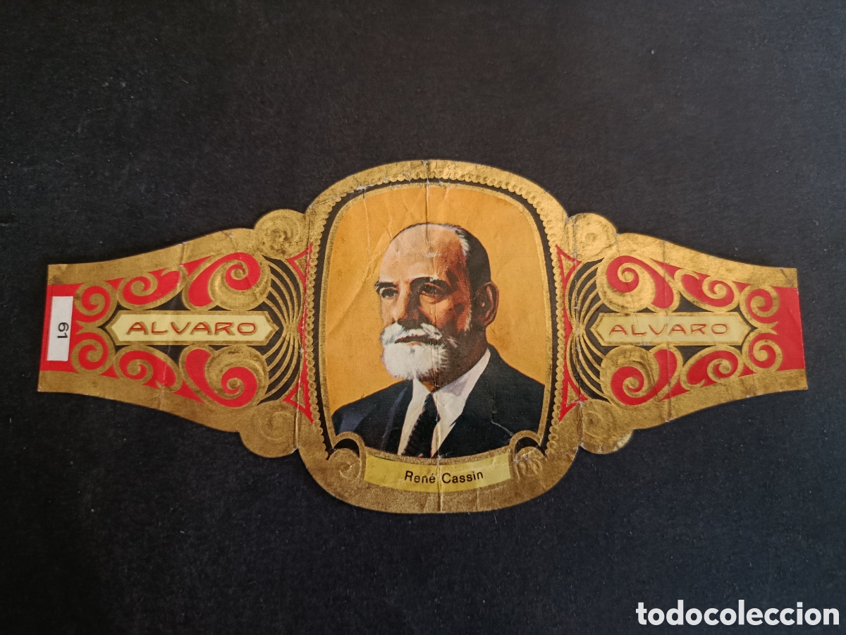 Colecionismo Cromos recortados antigos: VITOLA GRANDE SERIE PREMIOS NOBEL. &Aacute;LVARO.