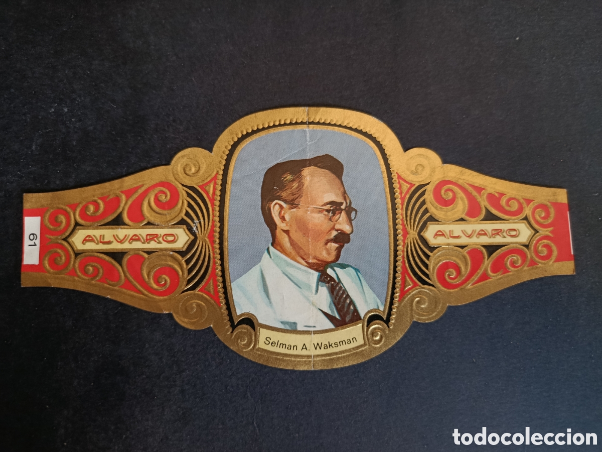 Colecionismo Cromos recortados antigos: VITOLA GRANDE SERIE PREMIOS NOBEL. &Aacute;LVARO.