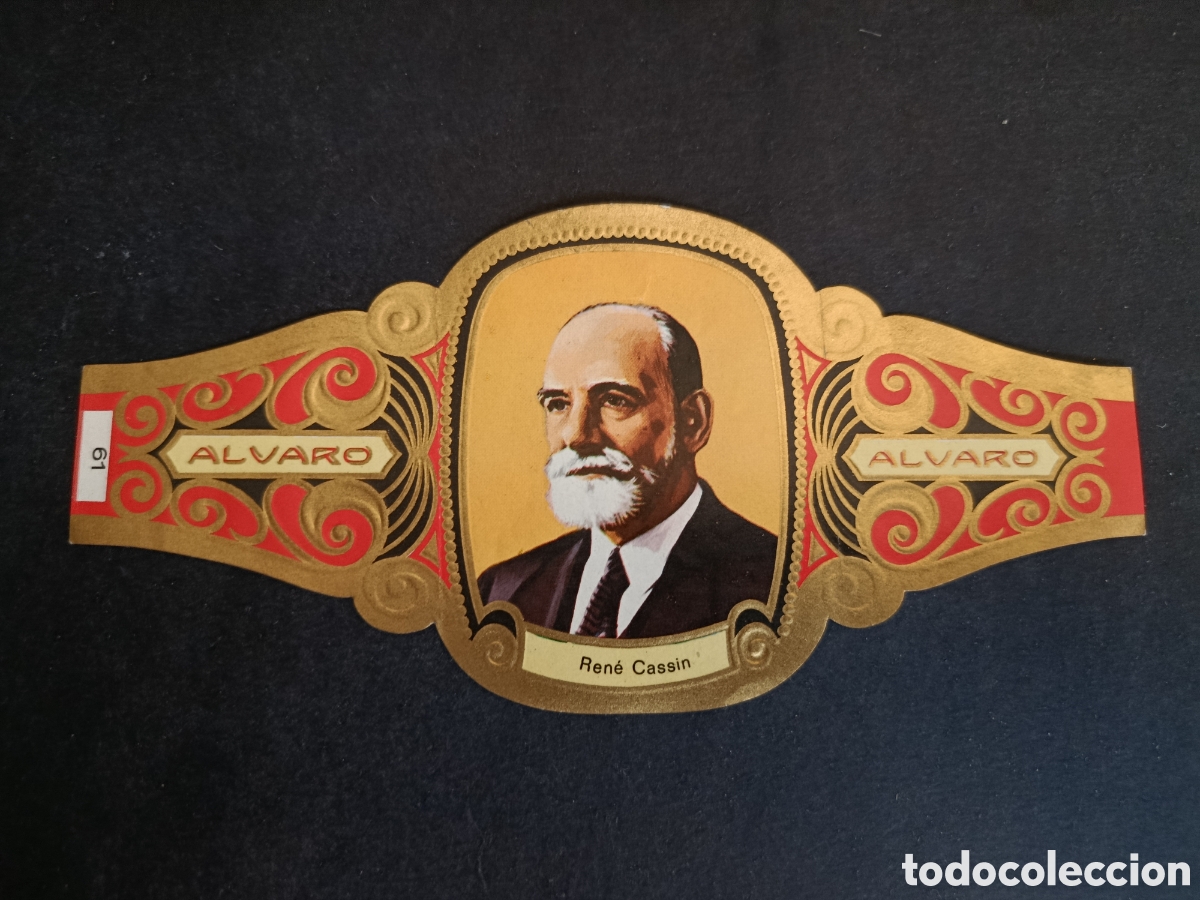 Colecionismo Cromos recortados antigos: VITOLA GRANDE SERIE PREMIOS NOBEL. &Aacute;LVARO.