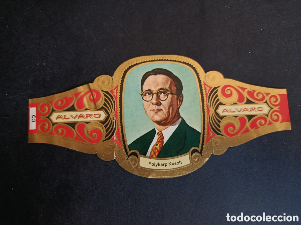 Colecionismo Cromos recortados antigos: VITOLA GRANDE SERIE PREMIOS NOBEL. &Aacute;LVARO.