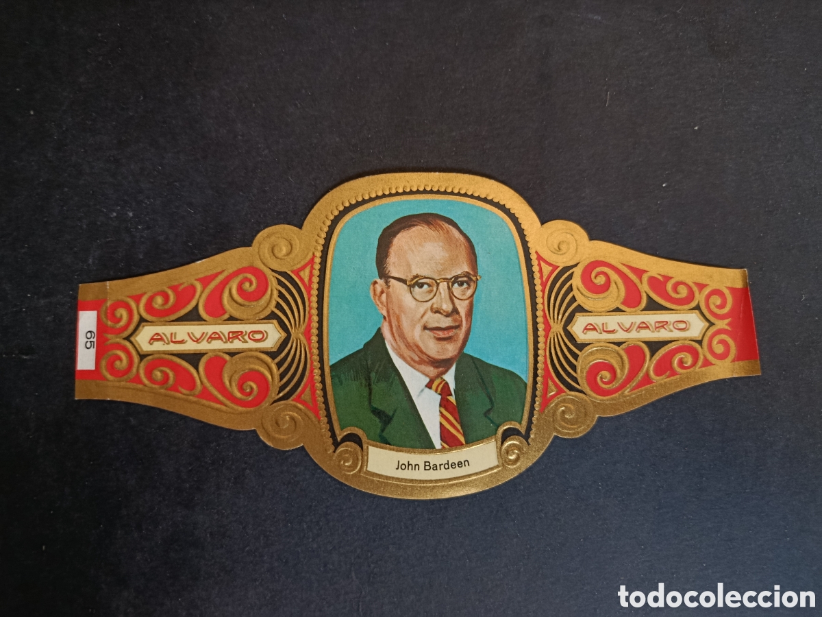 Colecionismo Cromos recortados antigos: VITOLA GRANDE SERIE PREMIOS NOBEL. &Aacute;LVARO.