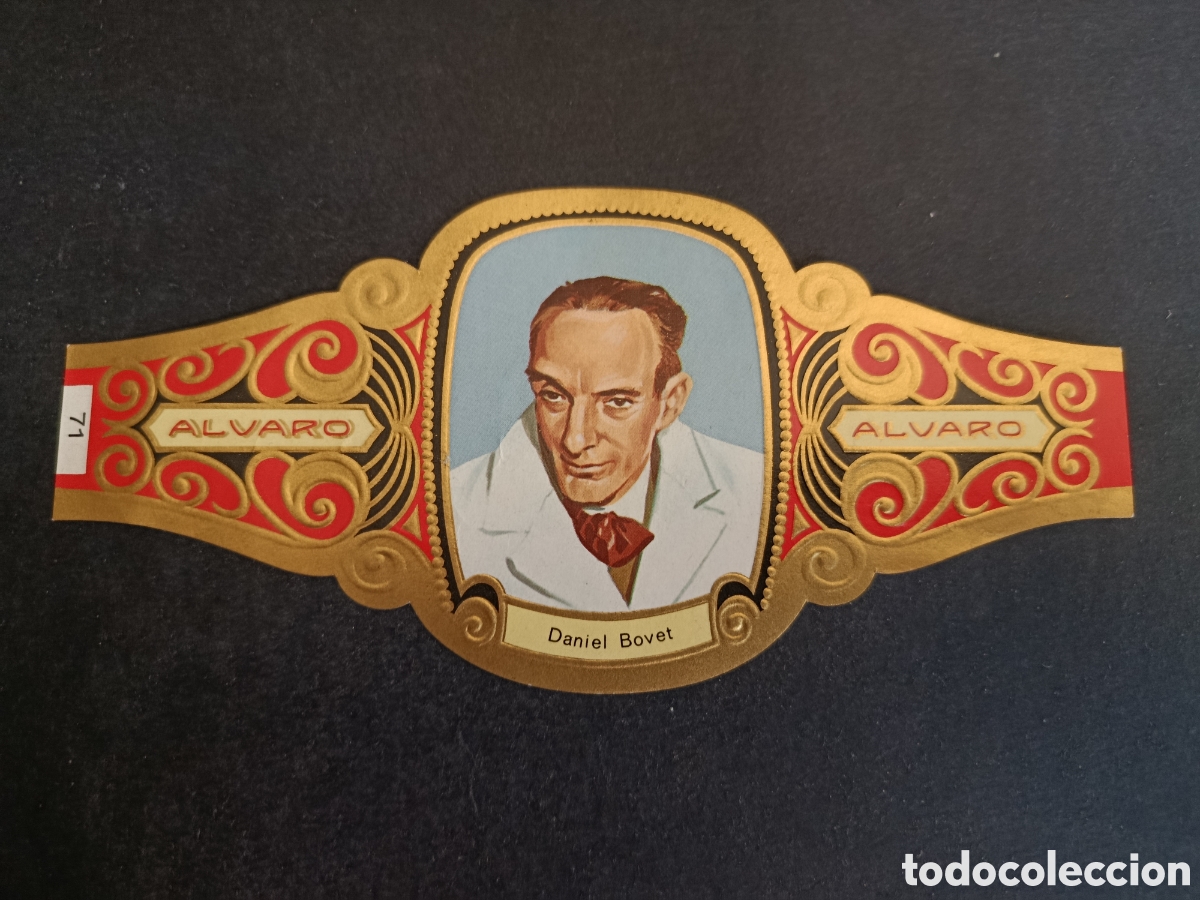 Coleccionismo Cromos troquelados antiguos: VITOLA GRANDE SERIE PREMIOS NOBEL. &Aacute;LVARO.