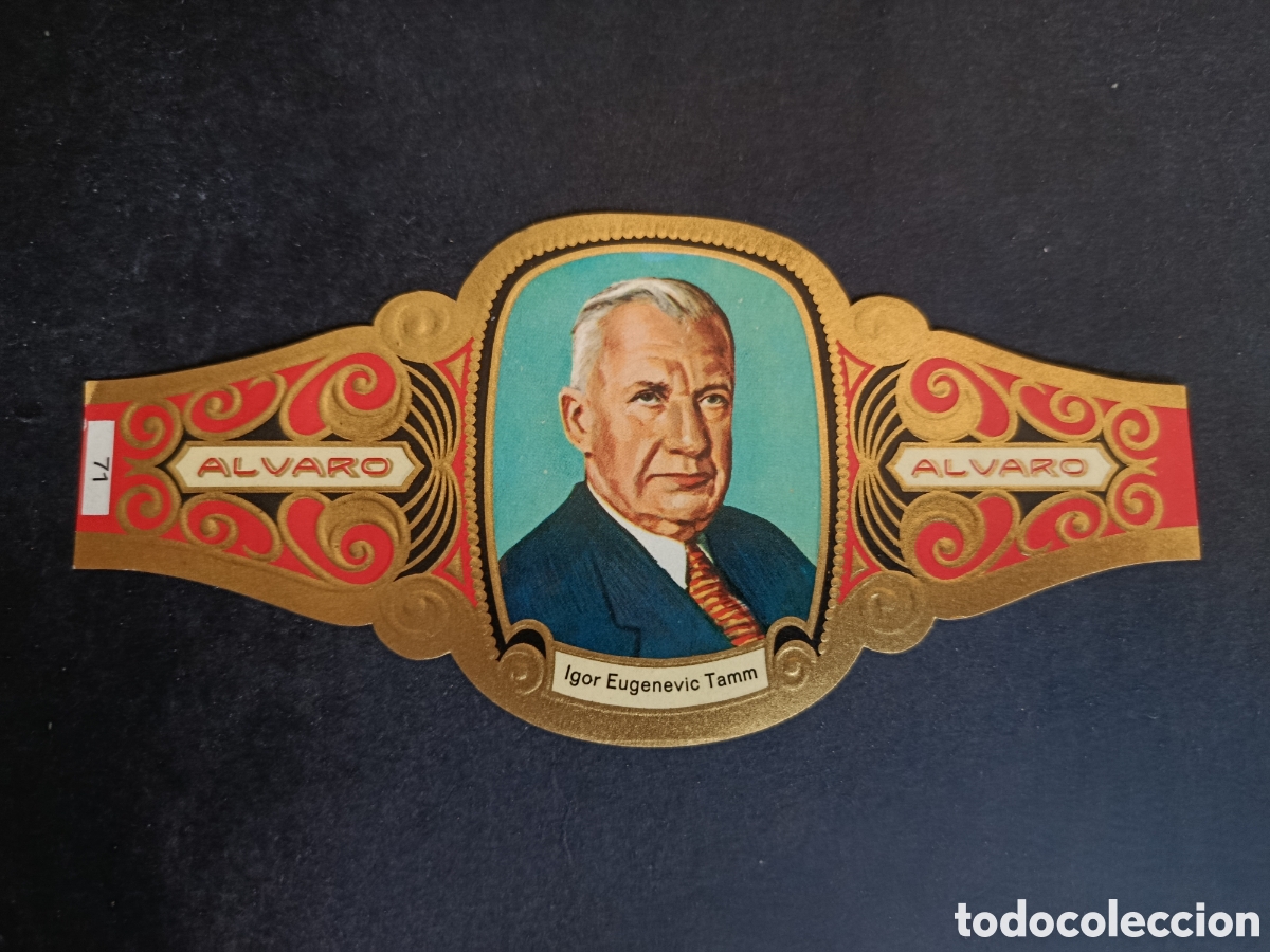 Coleccionismo Cromos troquelados antiguos: VITOLA GRANDE SERIE PREMIOS NOBEL. &Aacute;LVARO.