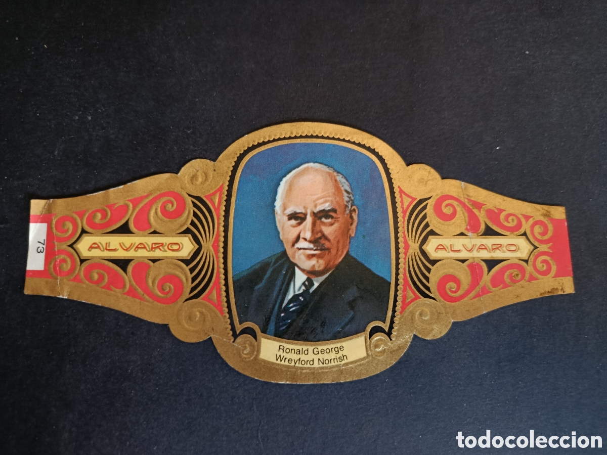Coleccionismo Cromos troquelados antiguos: VITOLA GRANDE SERIE PREMIOS NOBEL. &Aacute;LVARO.