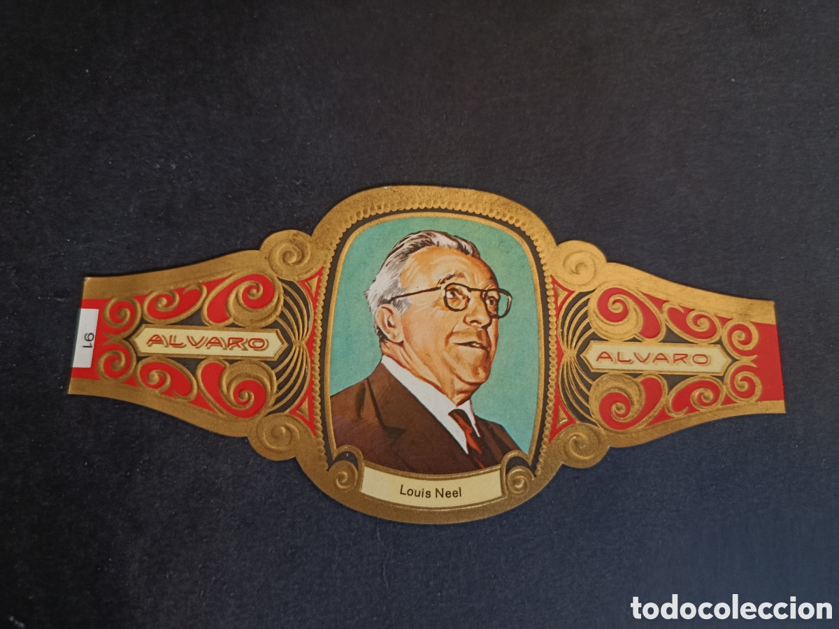 Coleccionismo Cromos troquelados antiguos: VITOLA GRANDE SERIE PREMIOS NOBEL. &Aacute;LVARO.