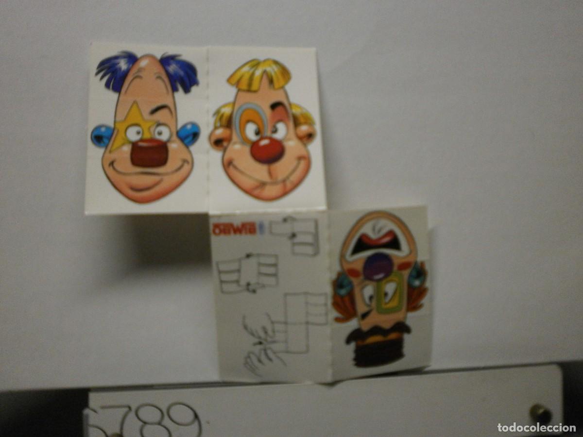 Coleccionismo Cromos troquelados antiguos: cromo bimbo a&ntilde;os 80 cambia caras transformables troqueladas