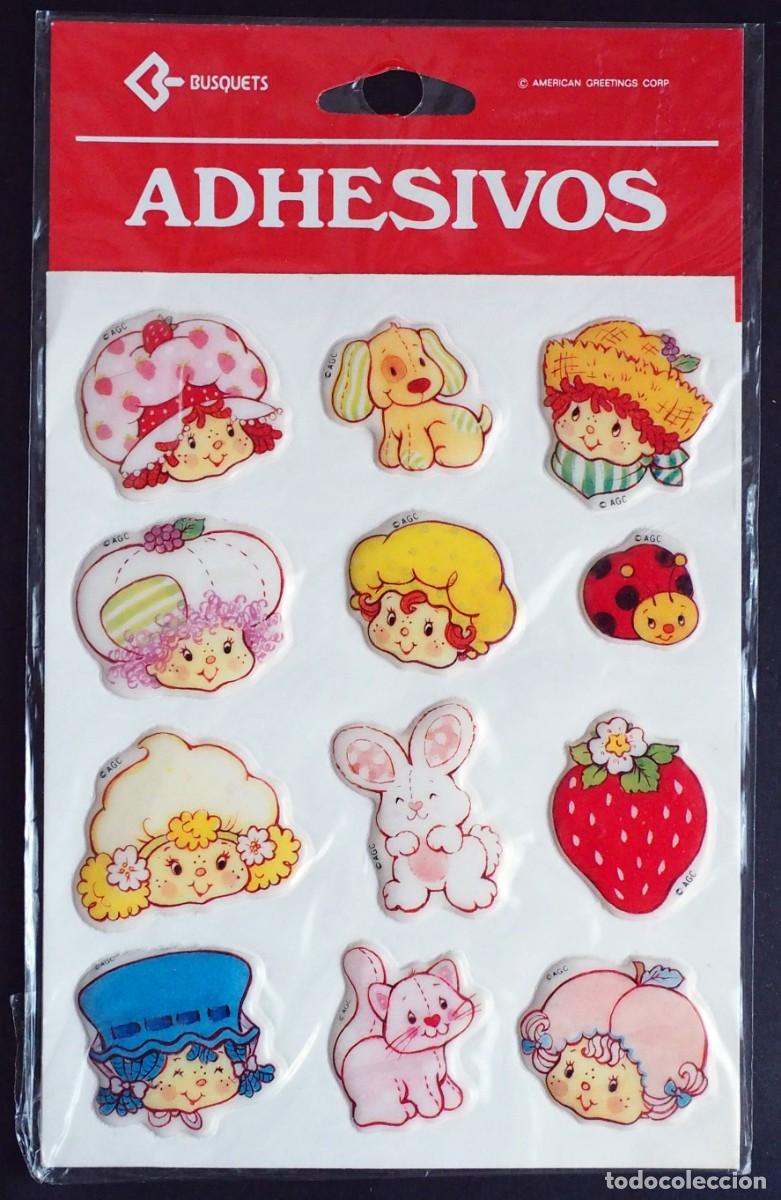 Colecionismo Cromos recortados antigos: ADHESIVOS TROQUELADOS Y CON RELIEVE ACOLCHADO MARCA BUSQUETS - HOJA CON 12 ADHESIVOS