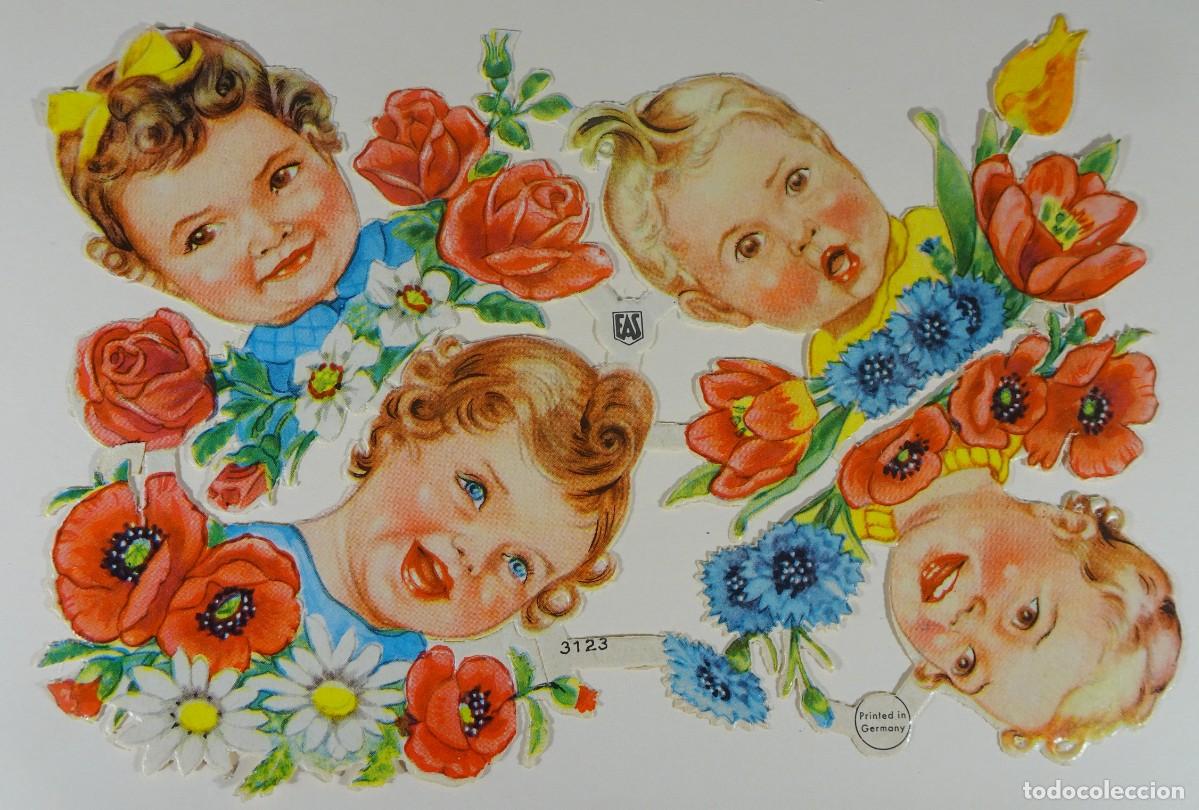 Coleccionismo Cromos troquelados antiguos: CROMOS DE PICAR TROQUELADOS, NI&Ntilde;OS, EAS, VER FOTOS