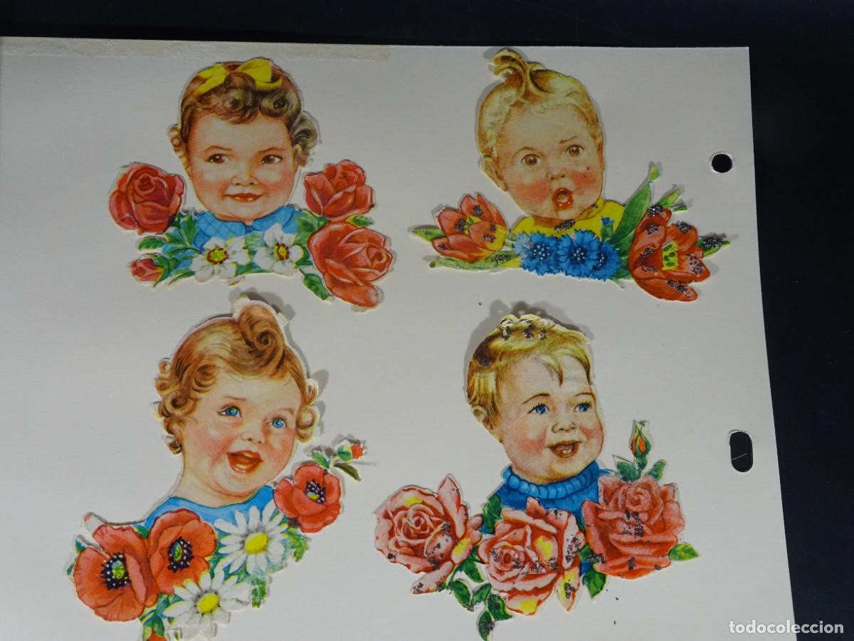 Coleccionismo Cromos troquelados antiguos: CROMOS DE PICAR TROQUELADOS, NI&Ntilde;OS, EAS, VER FOTOS