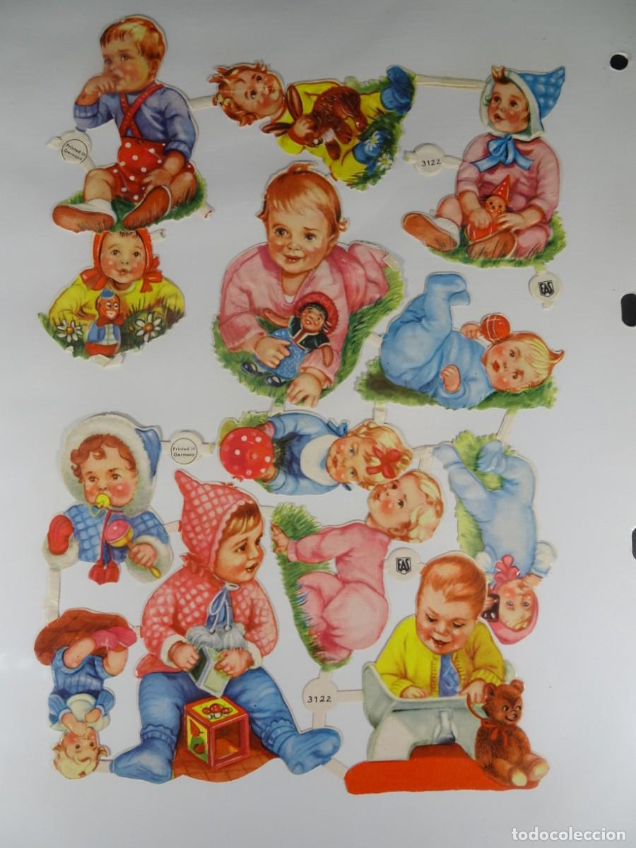 Collectable Antique Stamped Cards: CROMOS DE PICAR TROQUELADOS, NI&Ntilde;OS, EAS, VER FOTOS