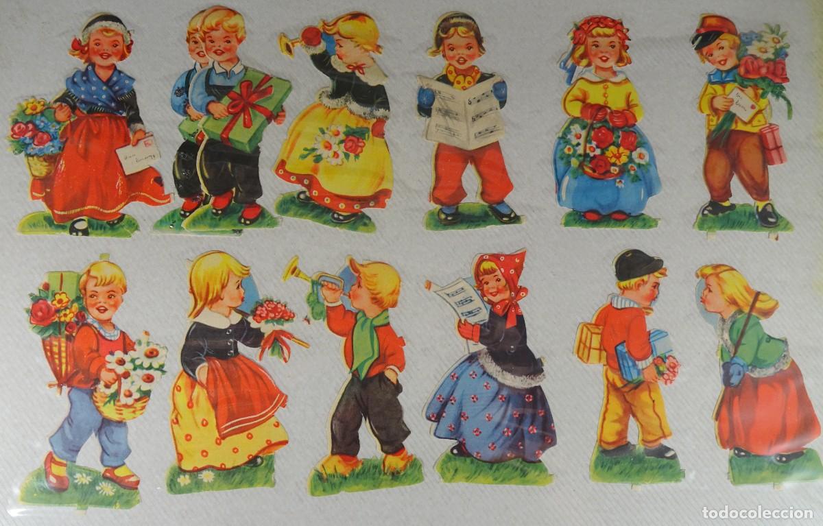 Collezionismo Figurine ritagliate antiche: CROMOS DE PICAR TROQUELADOS, NI&Ntilde;OS, VER FOTOS