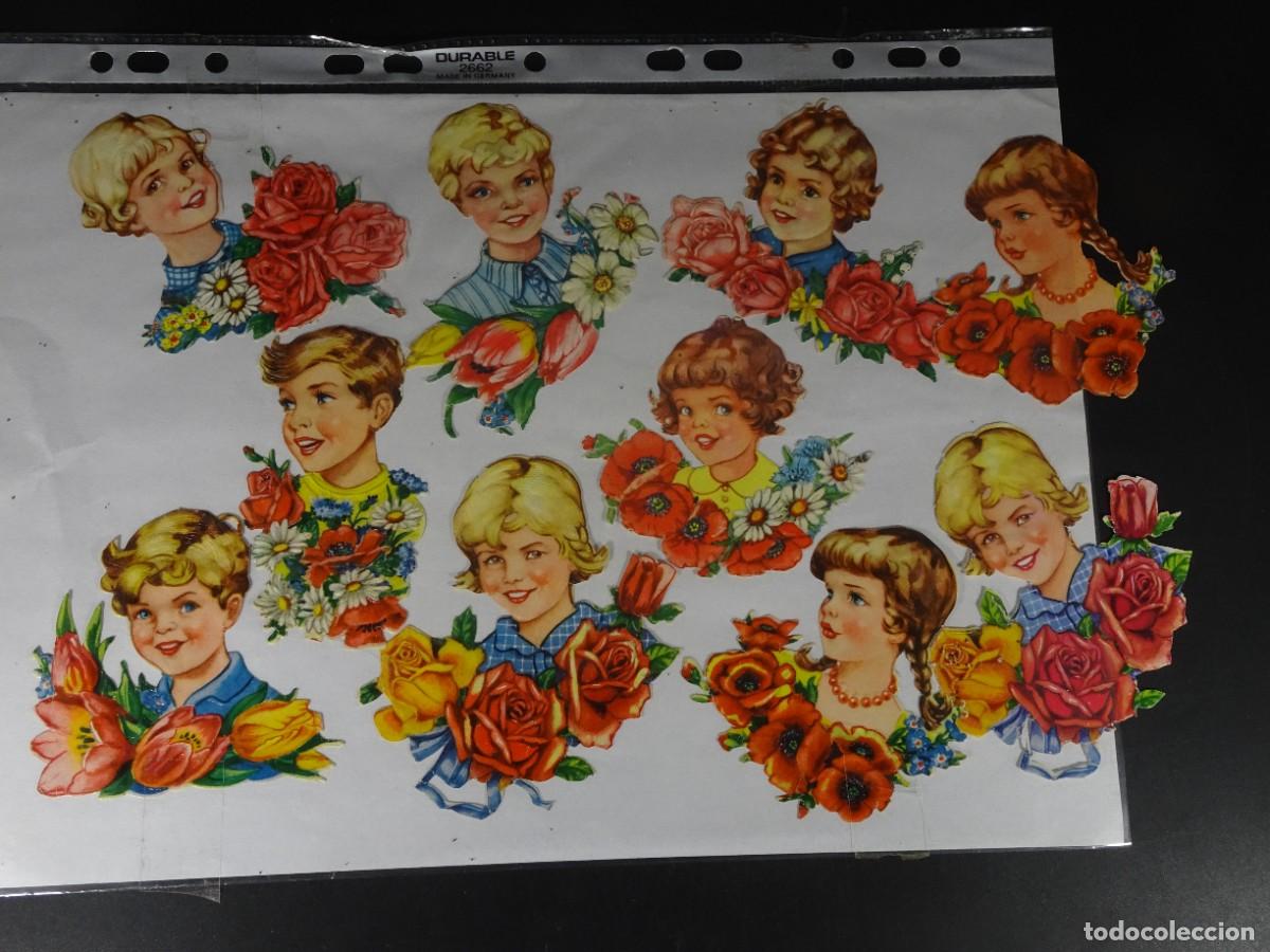 Coleccionismo Cromos troquelados antiguos: CROMOS DE PICAR TROQUELADOS, NI&Ntilde;OS, VER FOTOS