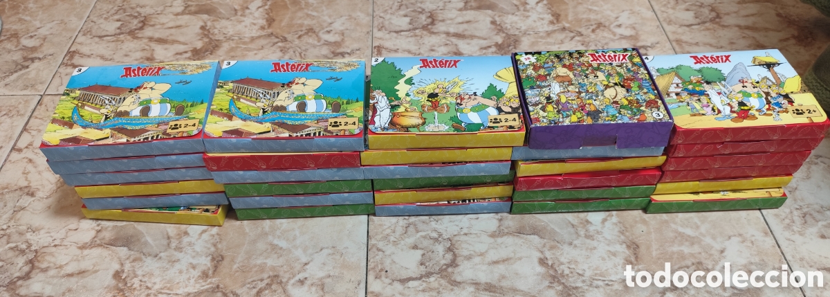 Coleccionismo Cromos troquelados antiguos: Lote de 30 Juegos de Mesa de Ast&eacute;rix
