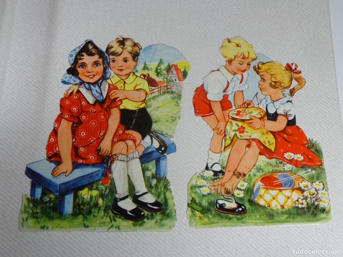 Coleccionismo Cromos troquelados antiguos: CROMOS DE PICAR TROQUELADOS, NI&Ntilde;OS, VER FOTOS