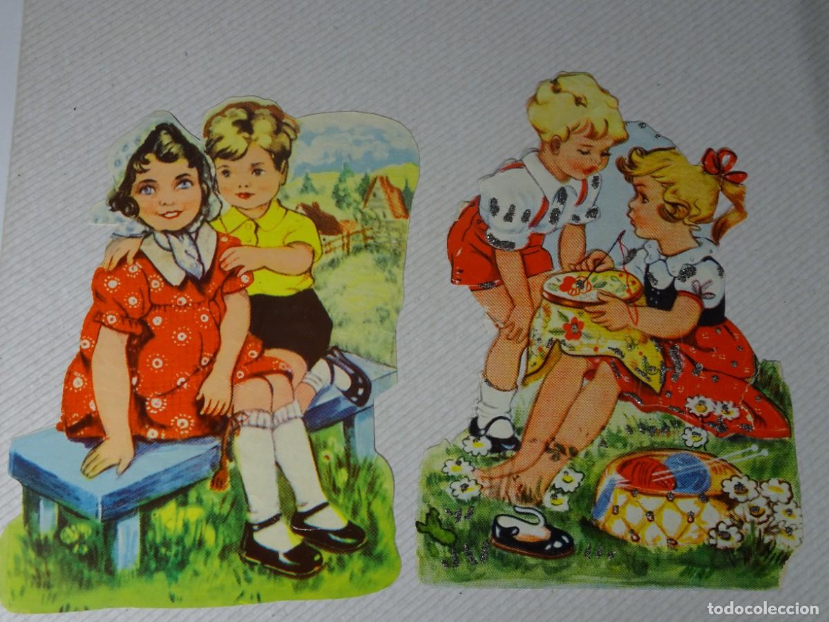 Coleccionismo Cromos troquelados antiguos: CROMOS DE PICAR TROQUELADOS, NI&Ntilde;OS, VER FOTOS