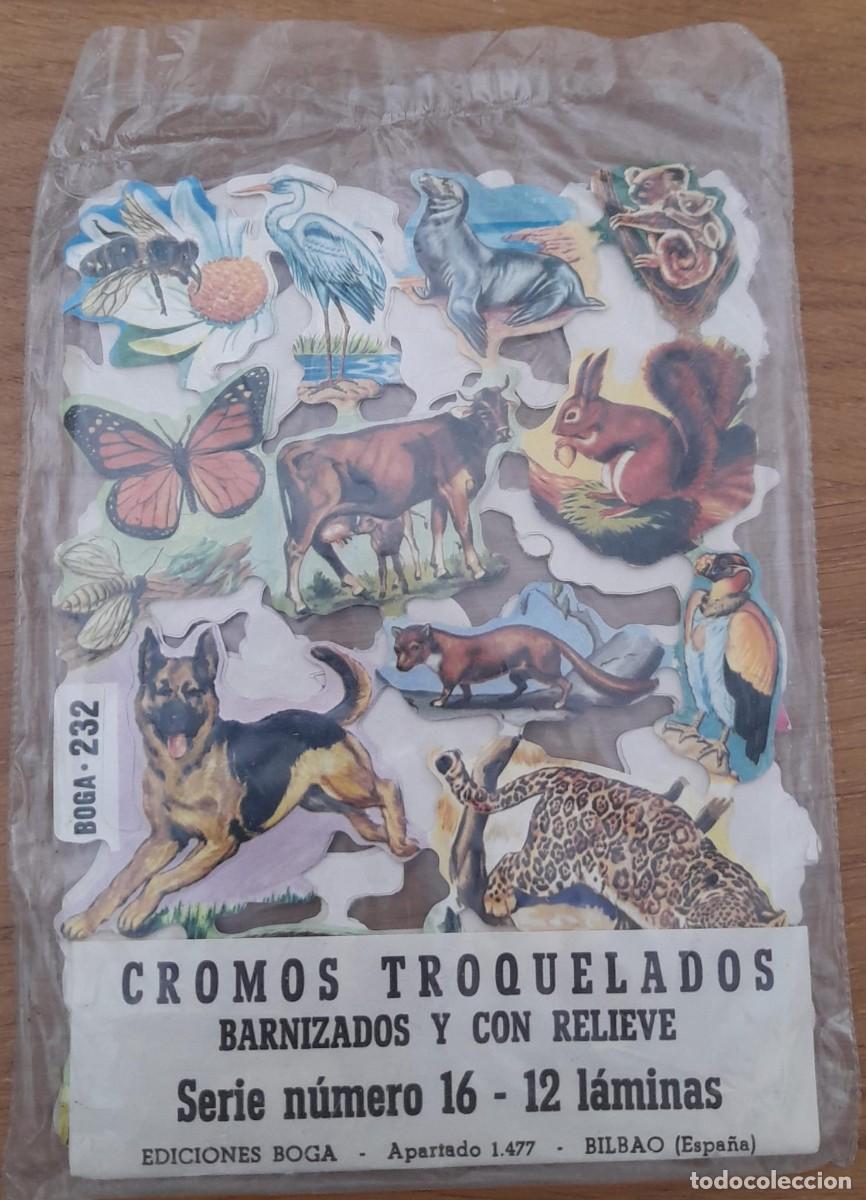 Coleccionismo Cromos troquelados antiguos: CROMOS TROQUELADOS, BARNIZADOS Y CON RELIEVE DE ED. BOGA 231 Y 232, SERIE 16, 12 L&Aacute;MINAS