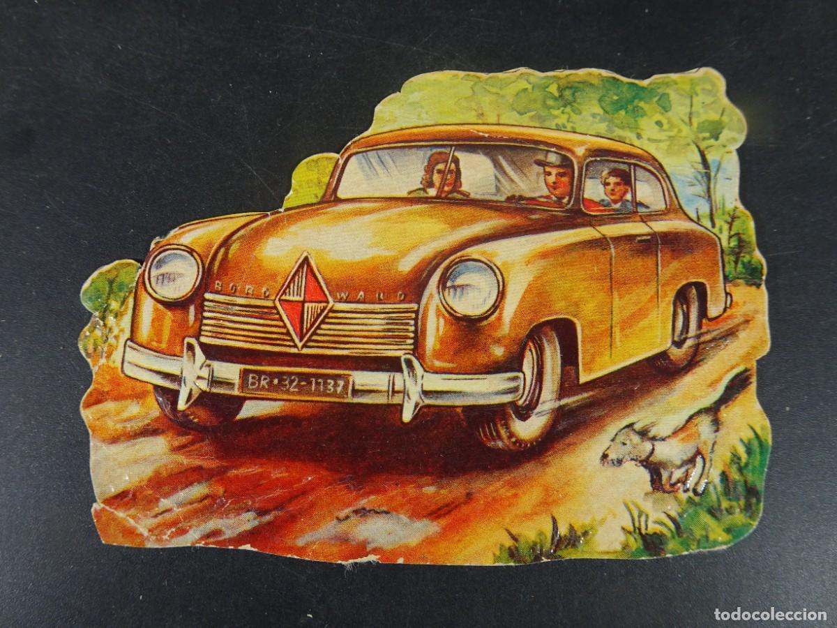 Coleccionismo Cromos troquelados antiguos: ANTIGUO CROMO TROQUELADO, COCHE, AUTOM&Oacute;VIL, VER FOTOS