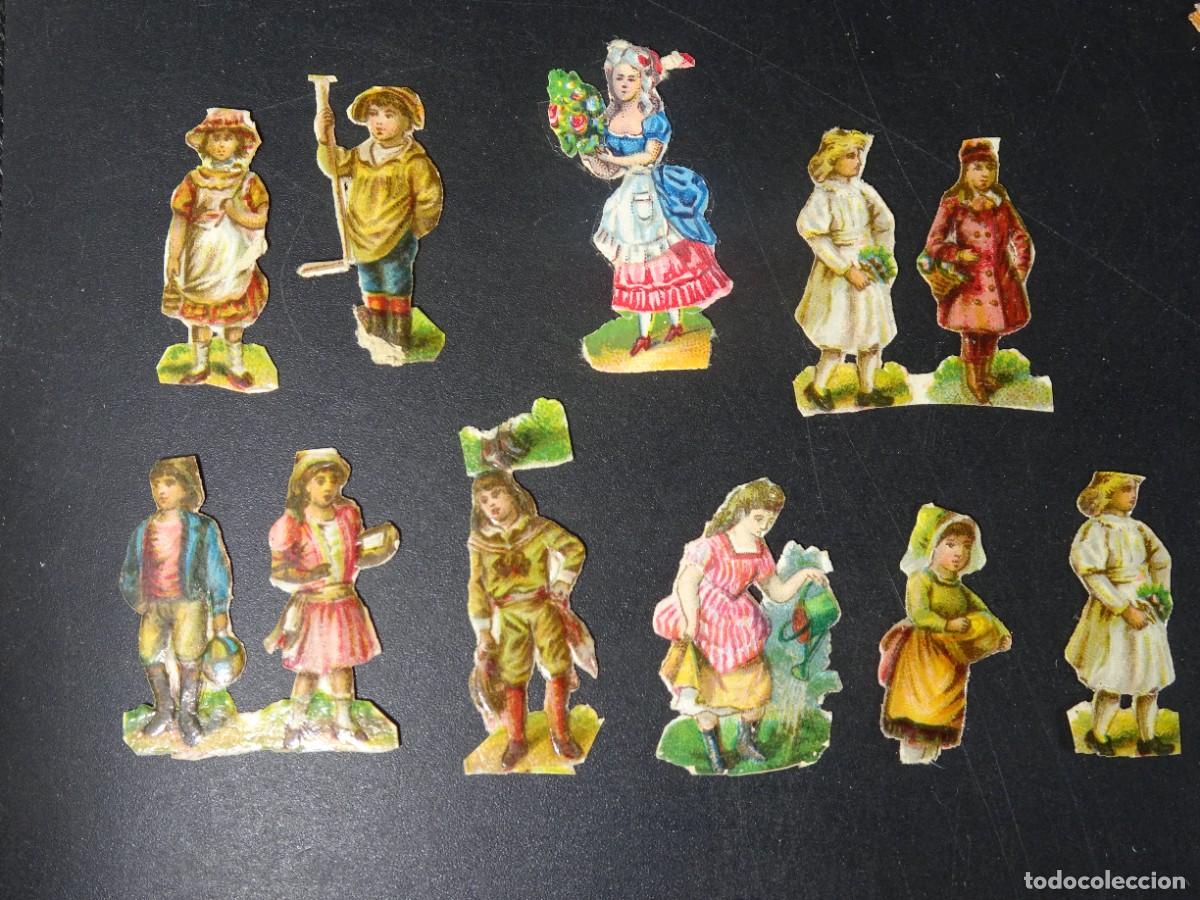 Coleccionismo Cromos troquelados antiguos: LOTE DE 9 ANTIGUOS CROMOS TROQUELADOS, VER FOTOS