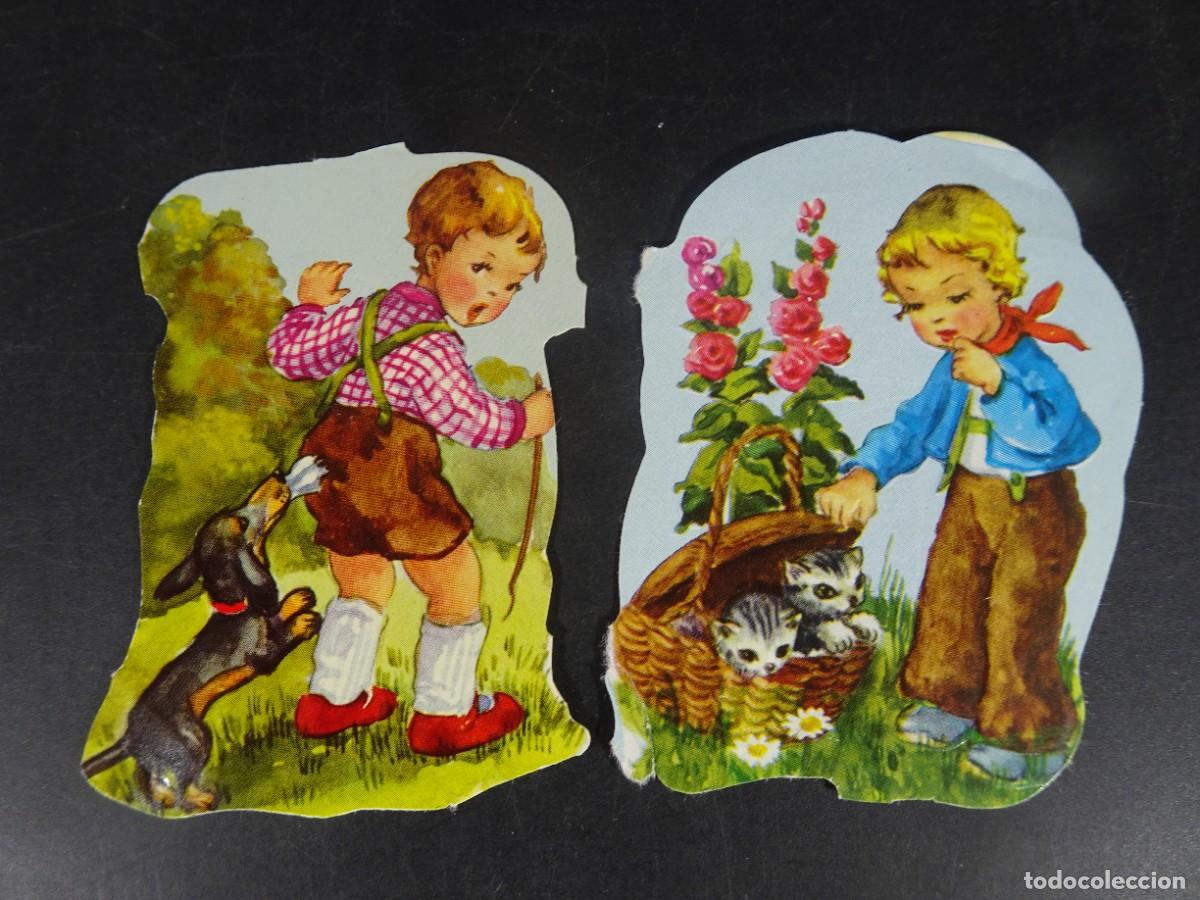 Coleccionismo Cromos troquelados antiguos: 2 ANTIGUOS CROMOS TROQUELADOS , VER FOTOS