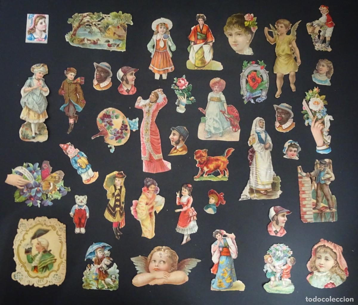 Coleccionismo Cromos troquelados antiguos: GRAN LOTE ANTIGUOS CROMOS TROQUELADOS MAYOR&Iacute;A ORIGINALES, DECORACI&Oacute;N, VER FOTOS