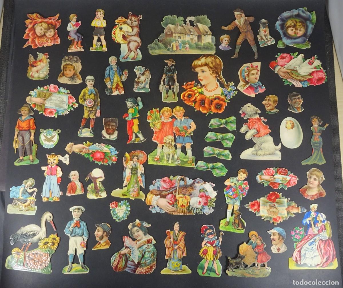 Coleccionismo Cromos troquelados antiguos: GRAN LOTE ANTIGUOS CROMOS TROQUELADOS, DECORACI&Oacute;N, VER FOTOS