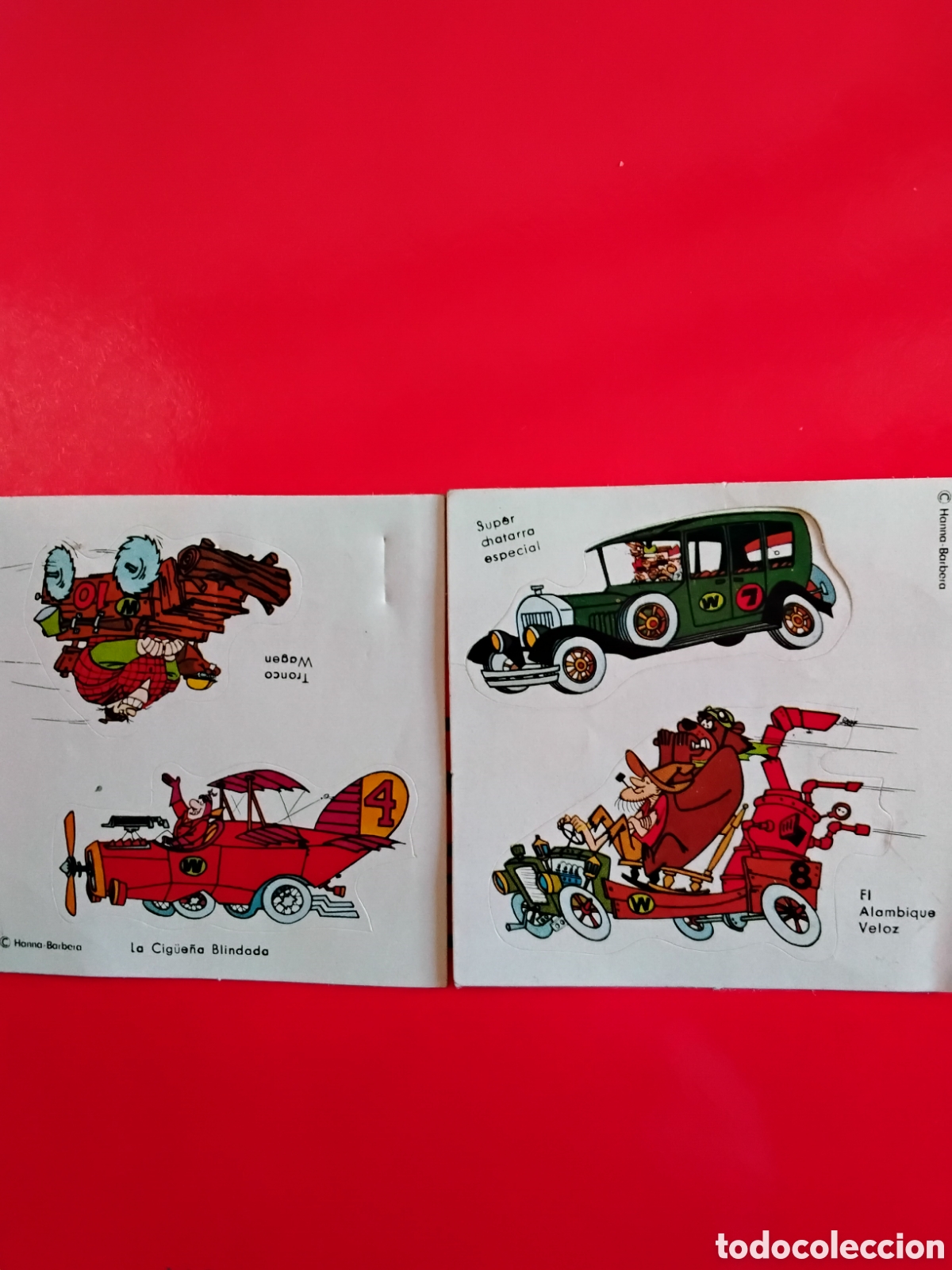 Coleccionismo Cromos troquelados antiguos: CROMOS TROQUELADOS AUTOS LOCOS DE LA TELEVISI&Oacute;N. QUESITOS MG