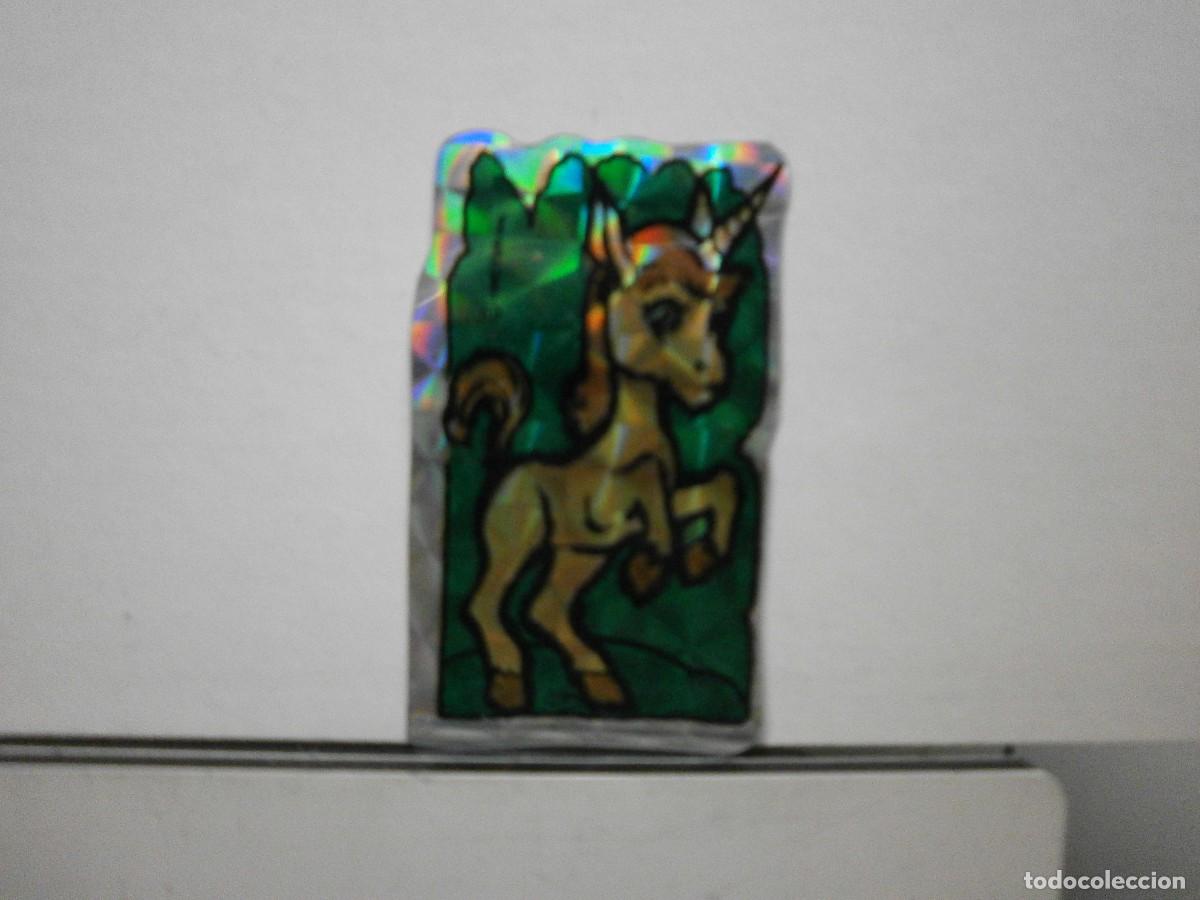 Collezionismo Figurine ritagliate antiche: cromo matutano a&ntilde;os 80 dragones y mazmorras holografico sin pegar
