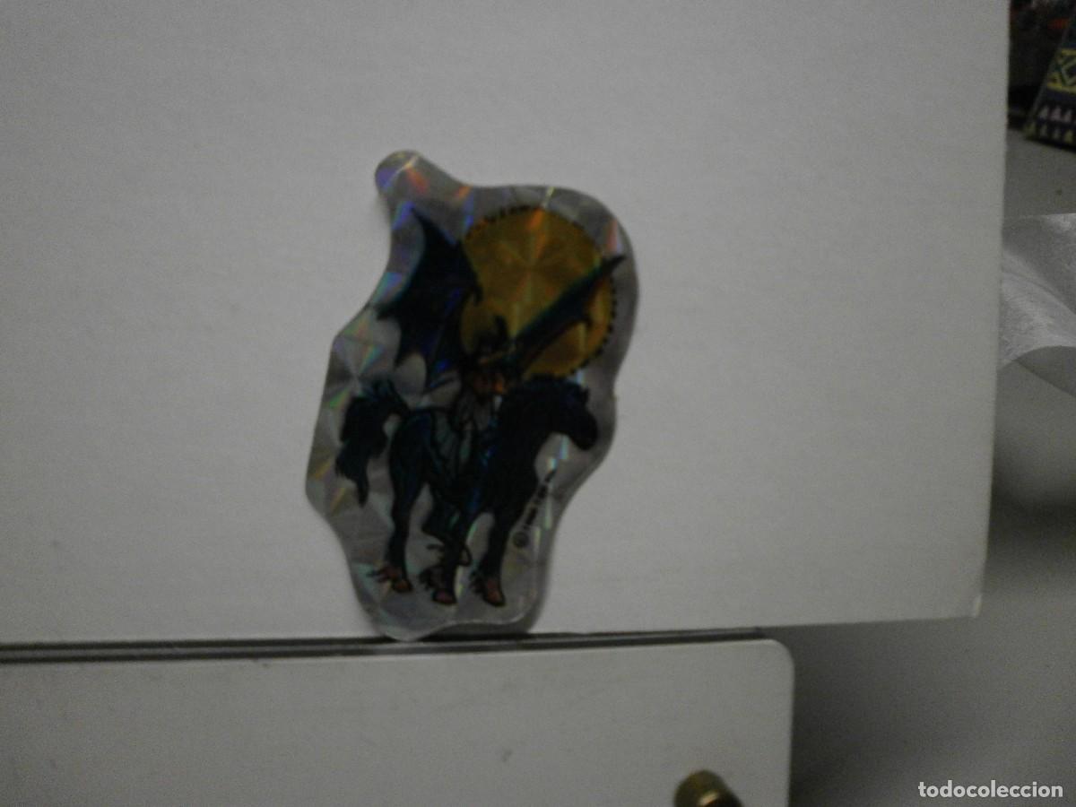 Collezionismo Figurine ritagliate antiche: cromo matutano a&ntilde;os 80 dragones y mazmorras holografico sin pegar