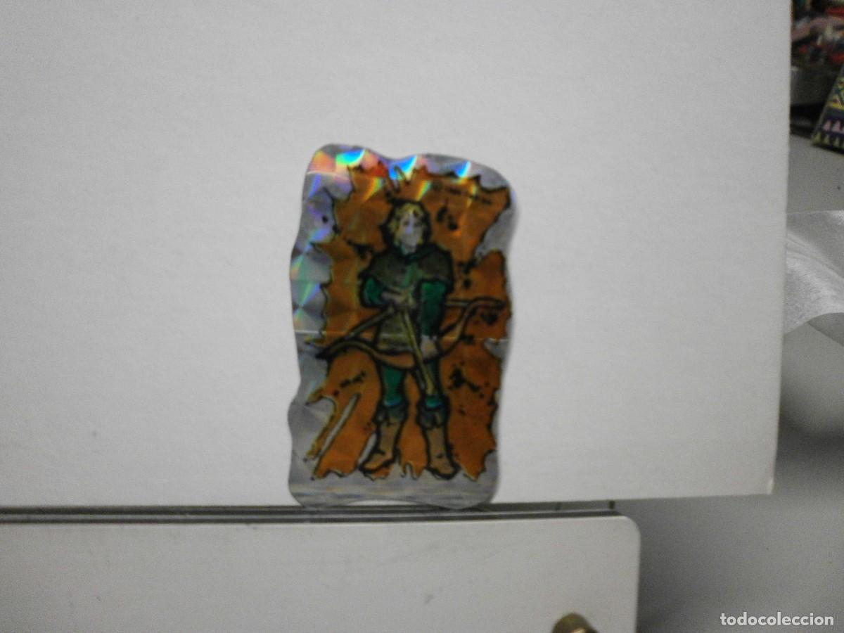 Coleccionismo Cromos troquelados antiguos: cromo matutano a&ntilde;os 80 dragones y mazmorras holografico sin pegar