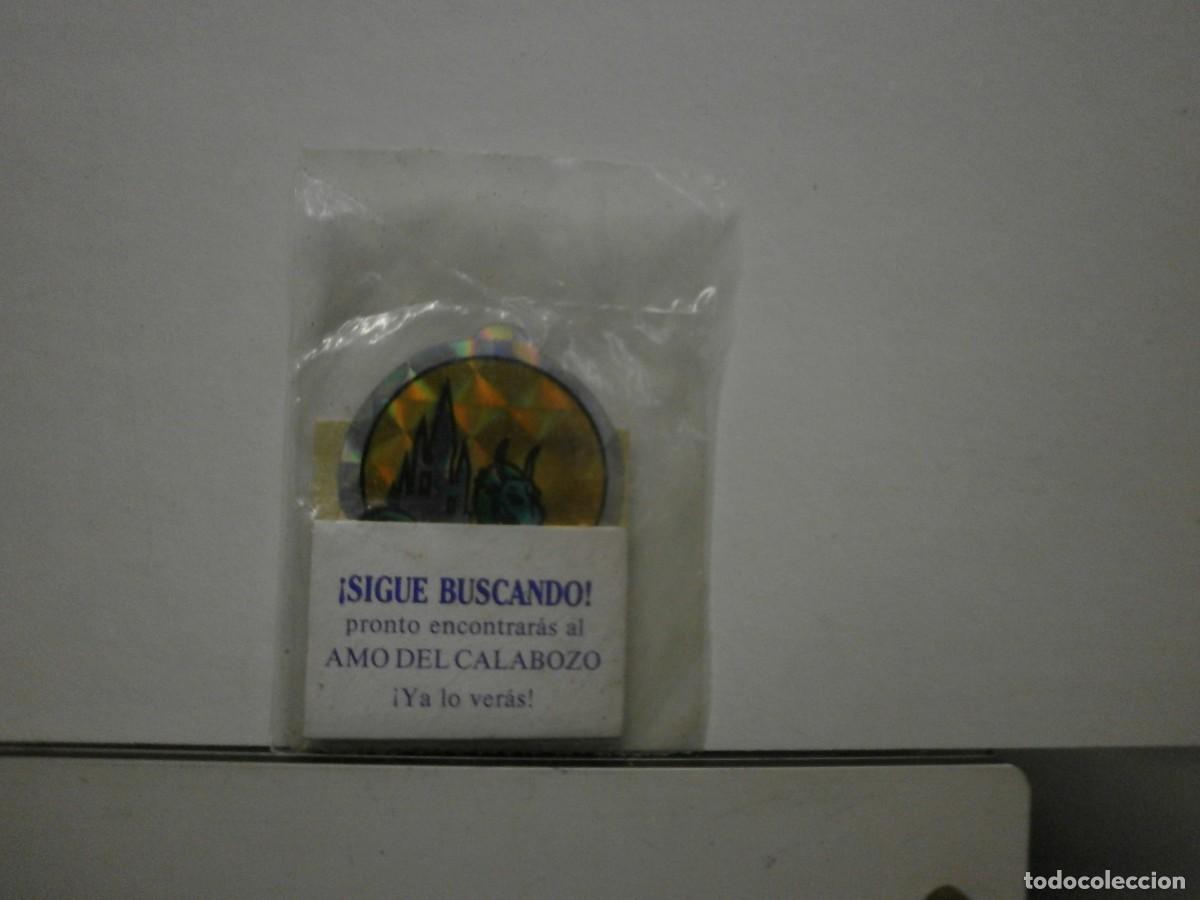 Coleccionismo Cromos troquelados antiguos: sobre sin abrir completo matutano a&ntilde;os 80 dragones y mazmorras holografico