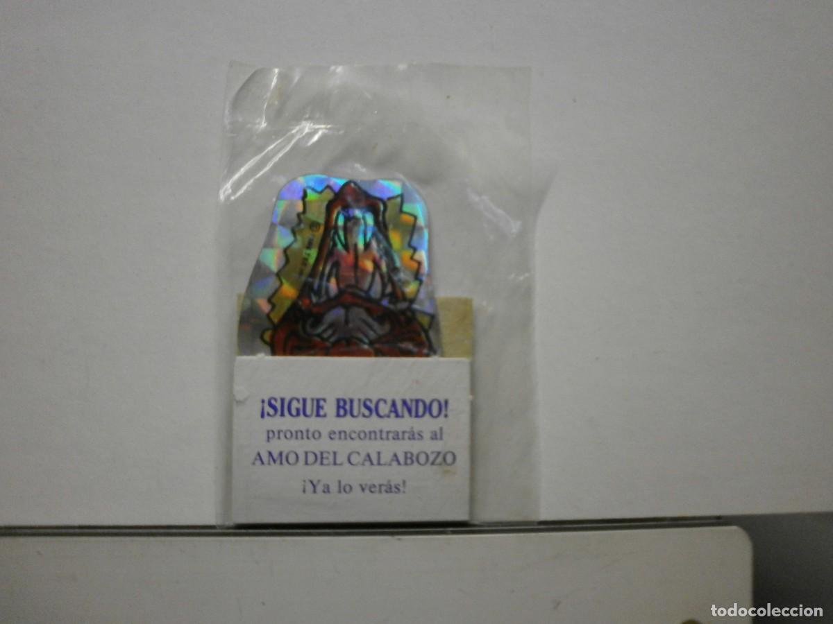 Coleccionismo Cromos troquelados antiguos: sobre sin abrir completo matutano a&ntilde;os 80 dragones y mazmorras holografico