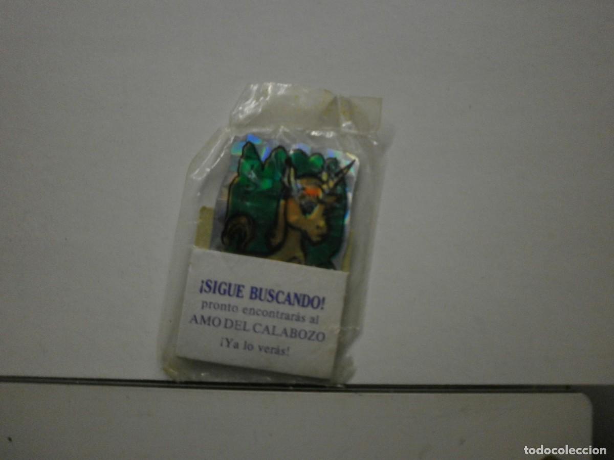 Coleccionismo Cromos troquelados antiguos: sobre sin abrir completo matutano a&ntilde;os 80 dragones y mazmorras holografico