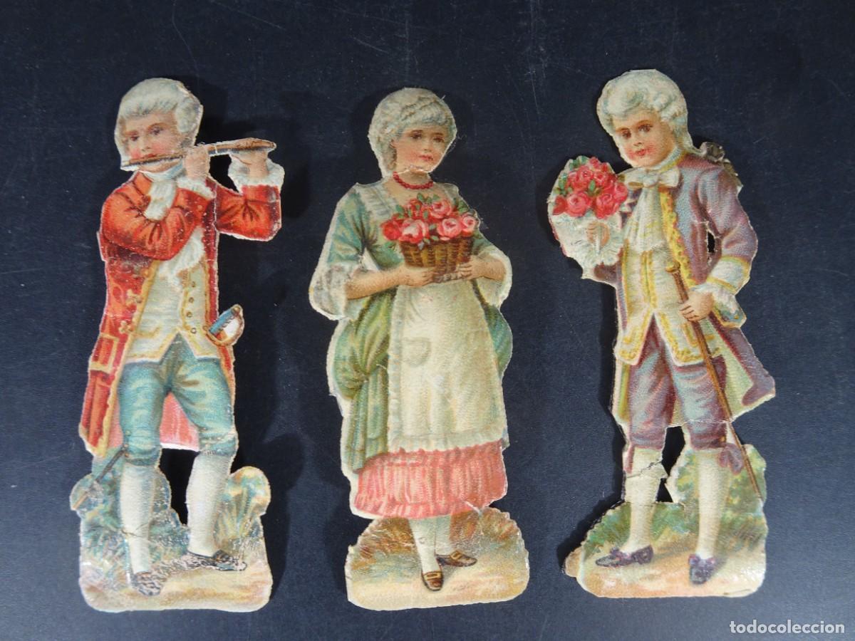 Coleccionismo Cromos troquelados antiguos: LOTE DE 3 ANTIGUOS CROMOS TROQUELADOS, VER FOTOS