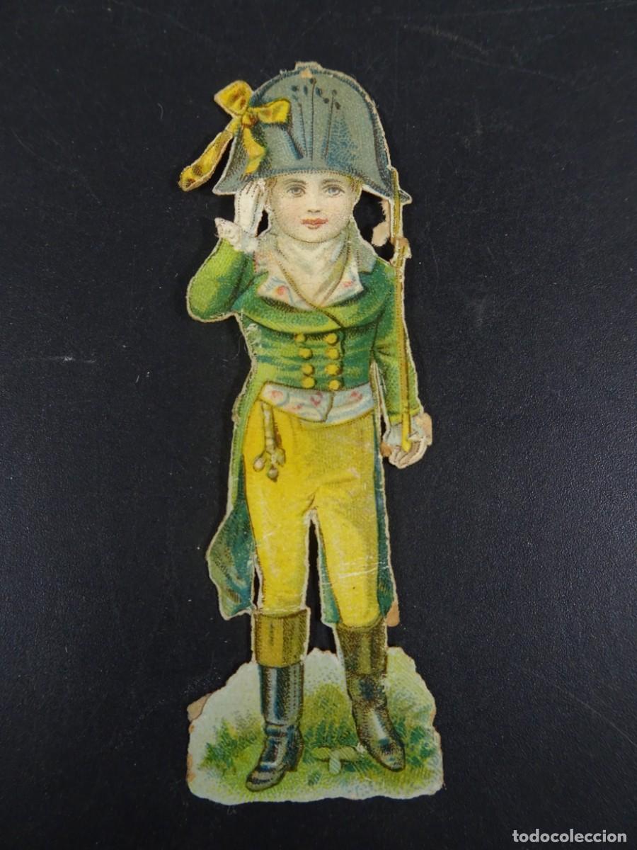 Collectable Antique Stamped Cards: ANTIGUO CROMO TROQUELADO, NI&Ntilde;O, VER FOTOS