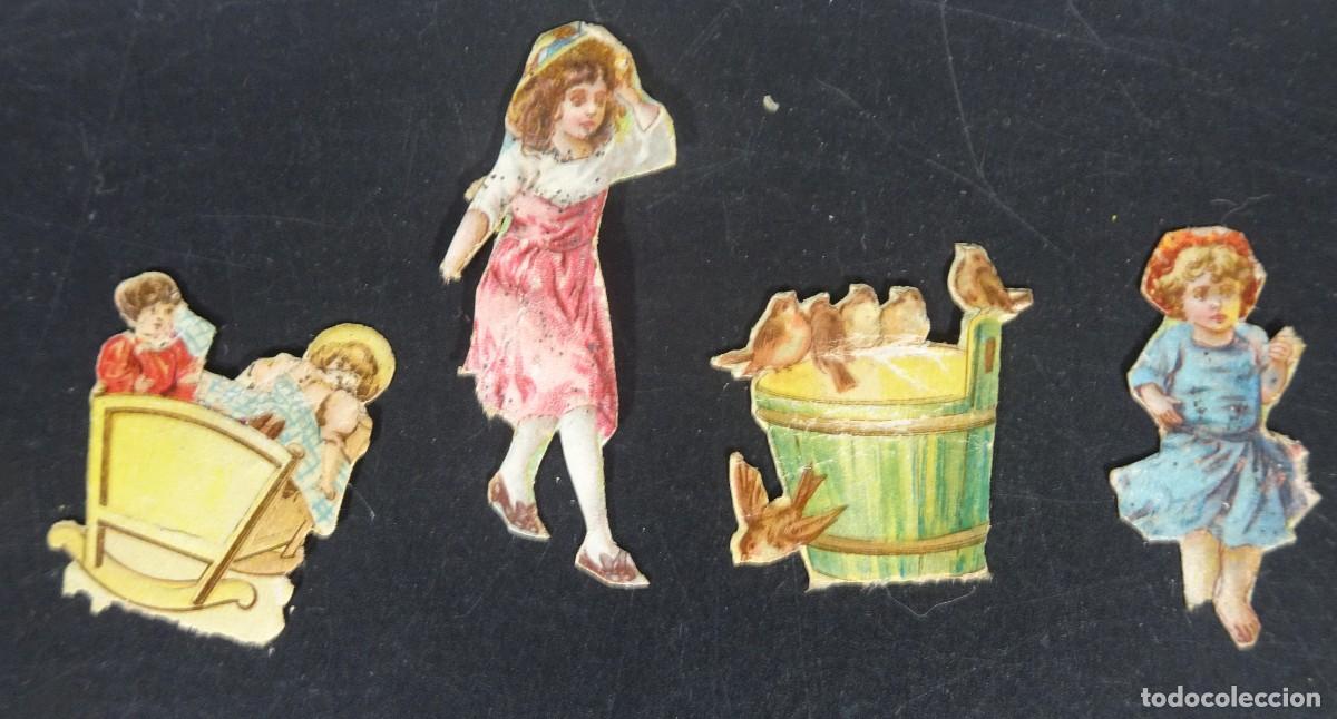 Coleccionismo Cromos troquelados antiguos: ANTIGUOS CROMOS TROQUELADOS, TAMA&Ntilde;O PEQUE&Ntilde;O, VER FOTOS