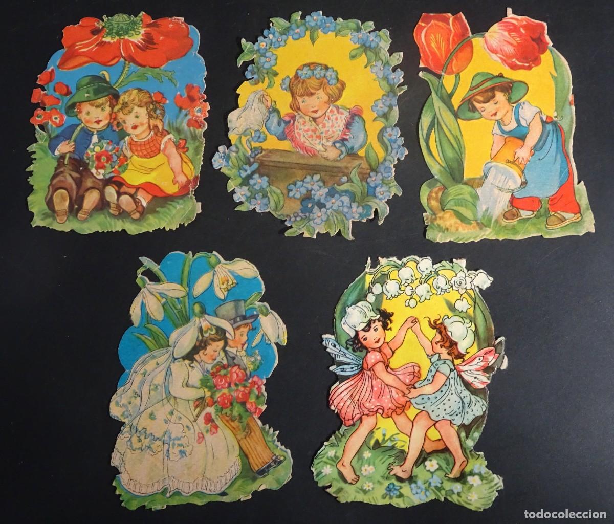 Coleccionismo Cromos troquelados antiguos: LOTE DE ANTIGUOS CROMOS TROQUELADOS, VARIADOS, VER FOTOS