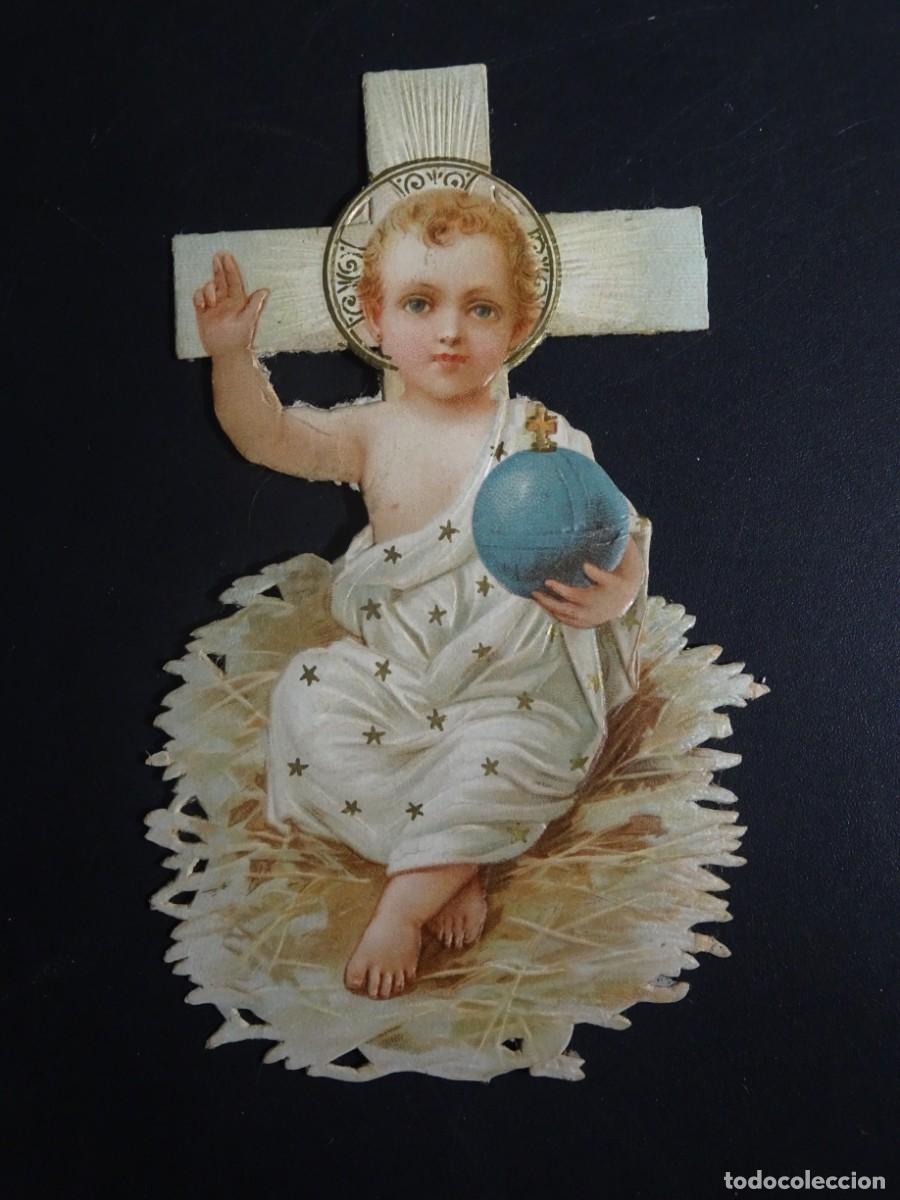 Collectable Antique Stamped Cards: ANTIGUO CROMO TROQUELADO, VER FOTOS