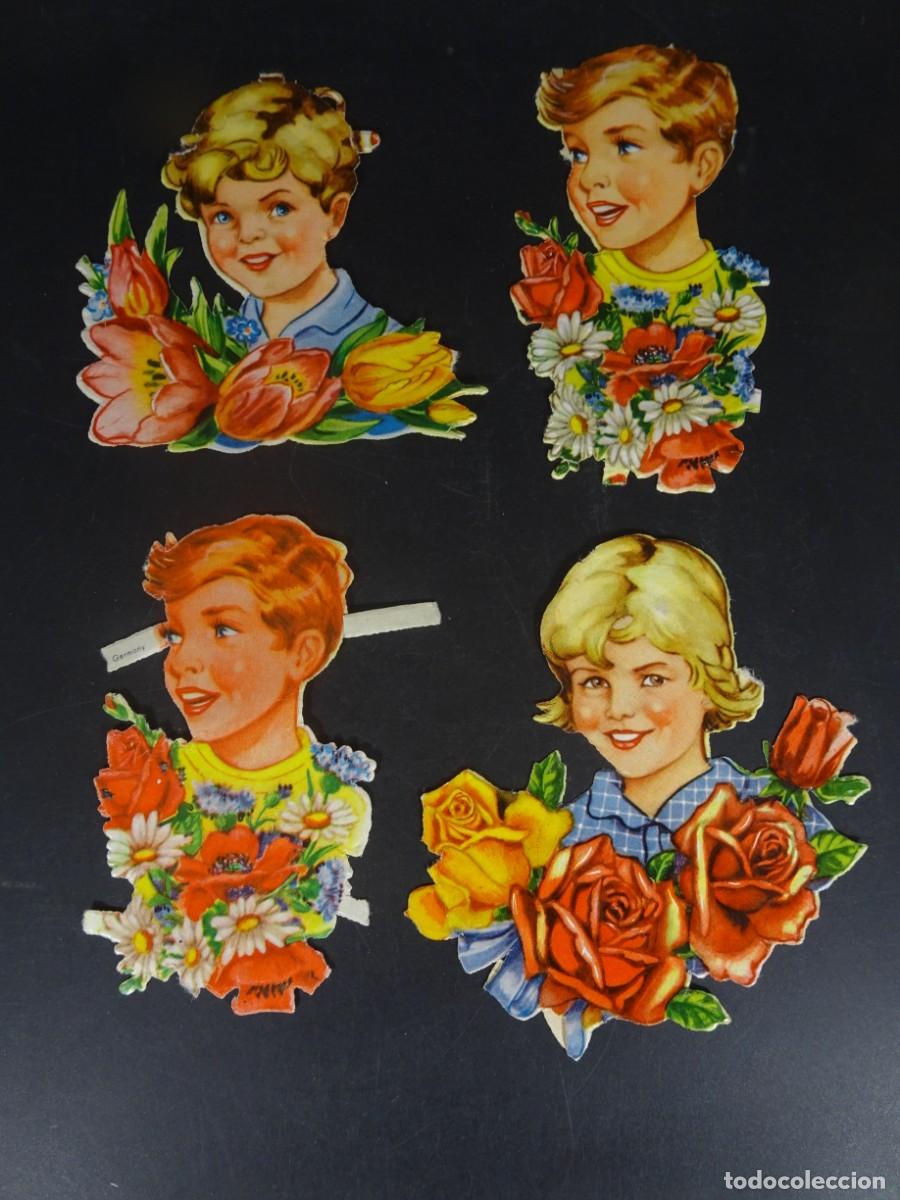 Coleccionismo Cromos troquelados antiguos: LOTE ANTIGUOS CROMOS TROQUELADOS, NI&Ntilde;OS, VER FOTOS