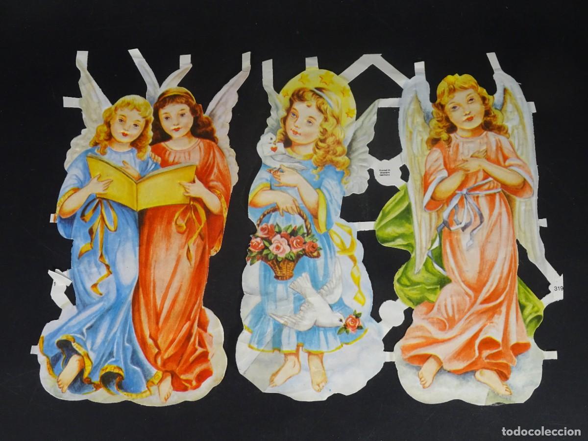 Coleccionismo Cromos troquelados antiguos: LOTE ANTIGUOS CROMOS TROQUELADOS, &Aacute;NGELES, VER FOTOS