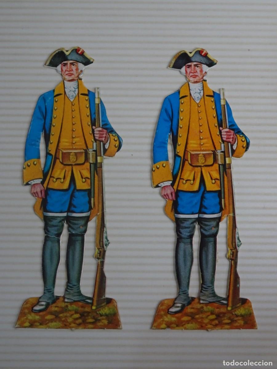 Coleccionismo Cromos troquelados antiguos: LOTE DE ANTIGUOS CROMOS TROQUELADOS, MILITAR, SOLDADOS, VER FOTOS