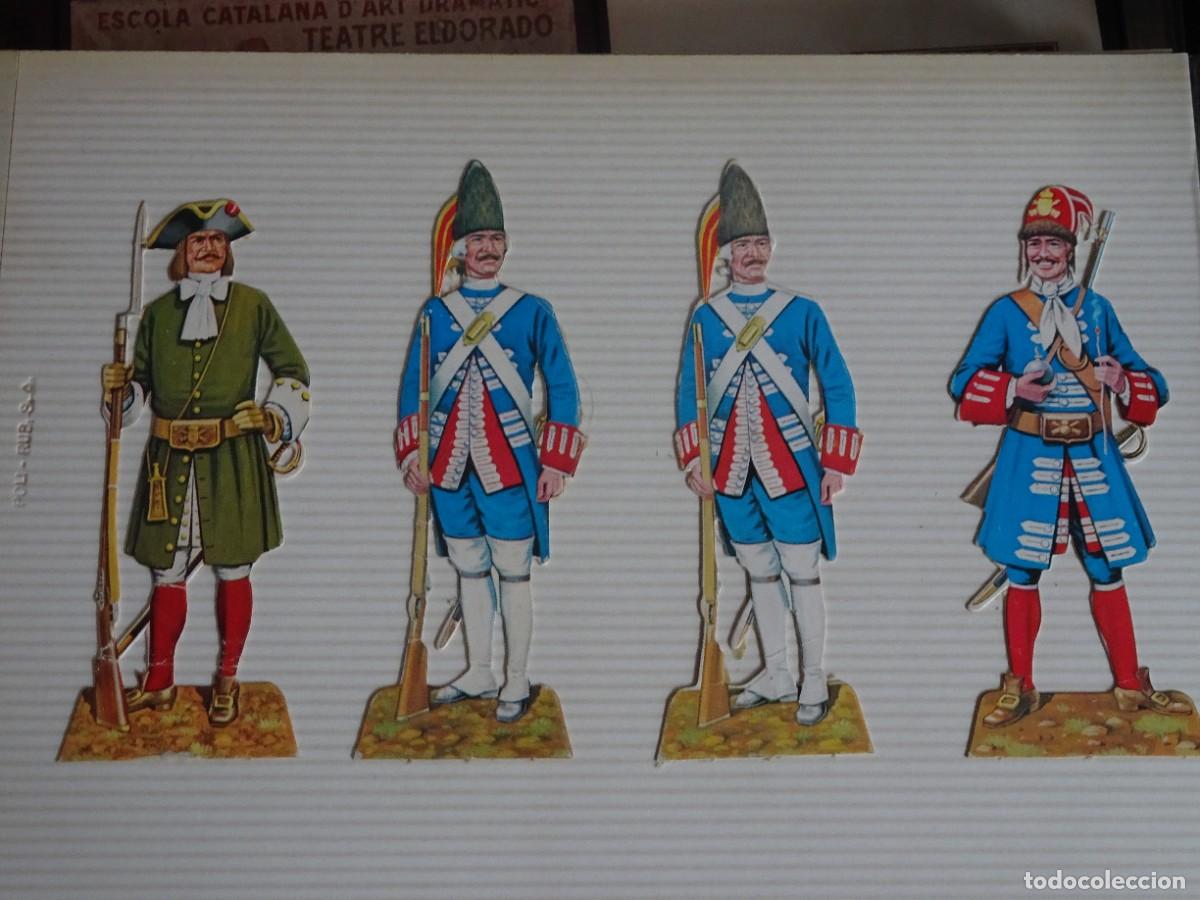 Coleccionismo Cromos troquelados antiguos: LOTE DE ANTIGUOS CROMOS TROQUELADOS, MILITAR, SOLDADOS, VER FOTOS