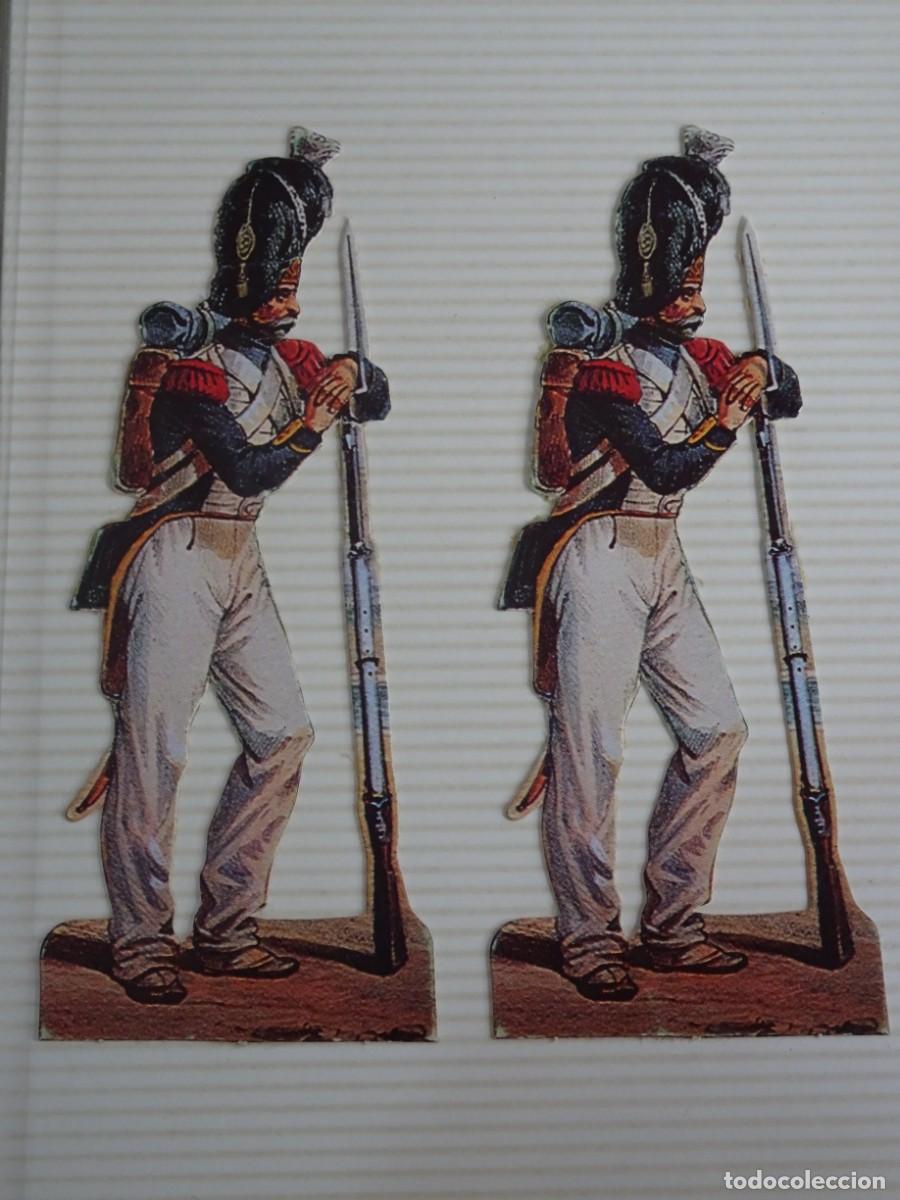 Coleccionismo Cromos troquelados antiguos: LOTE DE ANTIGUOS CROMOS TROQUELADOS, MILITAR, SOLDADOS, VER FOTOS